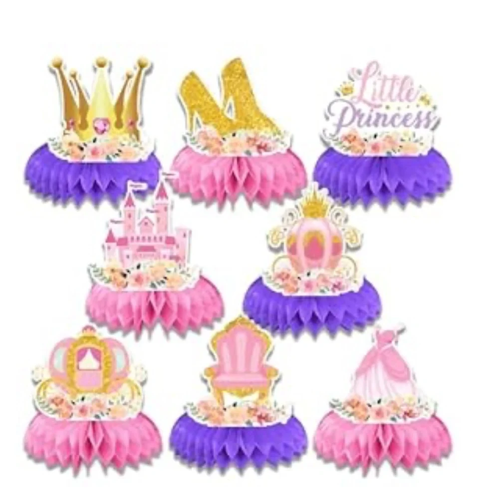 Girl’s princess themed birthday party supplies and decorations